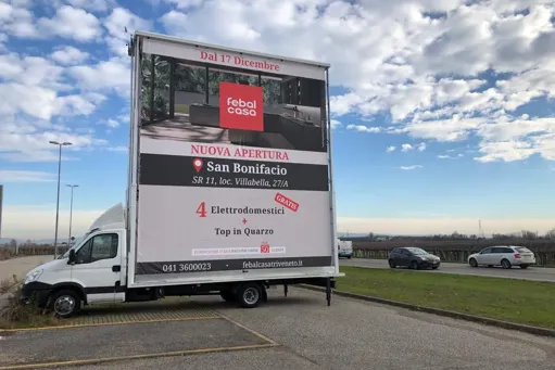 Noleggio Camion Maxi vela FebalCasa