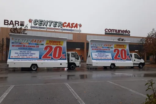 Campagna pubblicitaria center casa